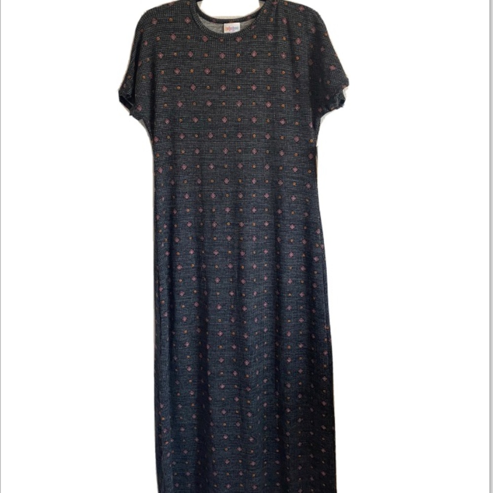 LuLaRoe SZ S Maria Maxi Dress Soft Stretch V2
